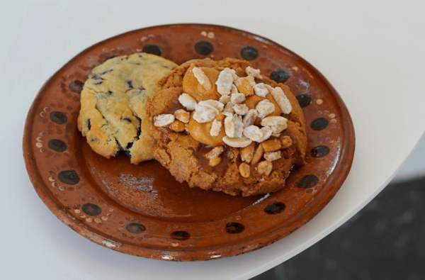 cookies on traditional mexican plate